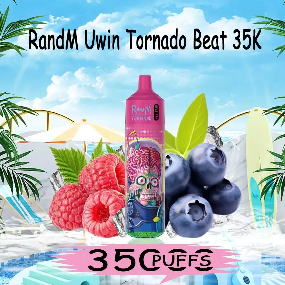 RandM-Uwin-Tornado-Beat-35000-Pu RandM Uwin Tornado Beat 35000 Puffs RGB Lights 35K 0% 2% 3% 5% Low Nicotine Bulk Buy Wholesale Rechargeable Disposable Vapes Pen - Image 1