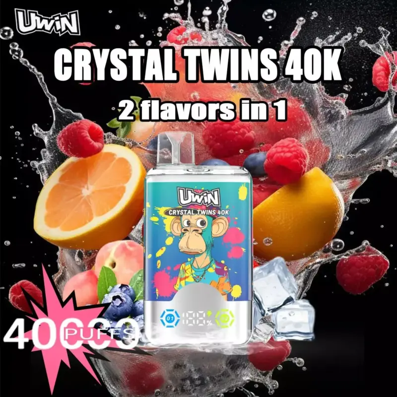 Uwin Twins Crystal 40000 Puffs D