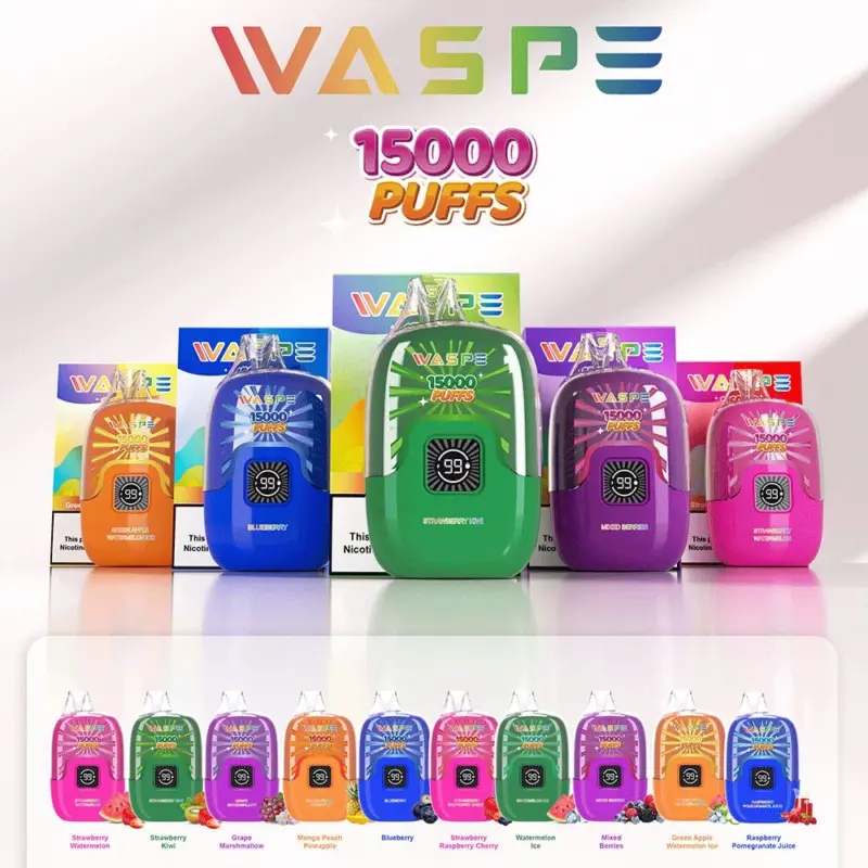 WASPE Digital Box 15000 Puffs Original LED Display Edition Disposable Vape Pen