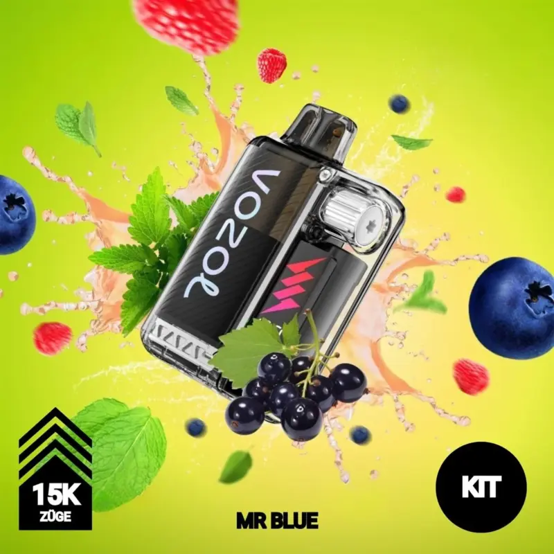 Vozol Vista Plug Kit | Mr Blue | 15,000 Puffs