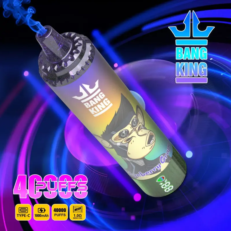 Bang King Tornado 40000 40K Puffs Original LED Display Edition Disposable Vape Pen