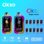 OKSO Magic Mirror 50000 50K Puffs Original Edition Dual Mesh LCD Display Disposable Vape