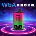 WGA Crystal Plus 20000 20K Puffs 5% Nicotine Double Taste LCD Display Disposable Vape