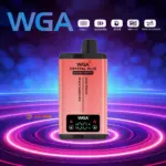 WGA Crystal Plus 20000 20K Puffs 5% Nicotine Double Taste LCD Display Disposable Vape