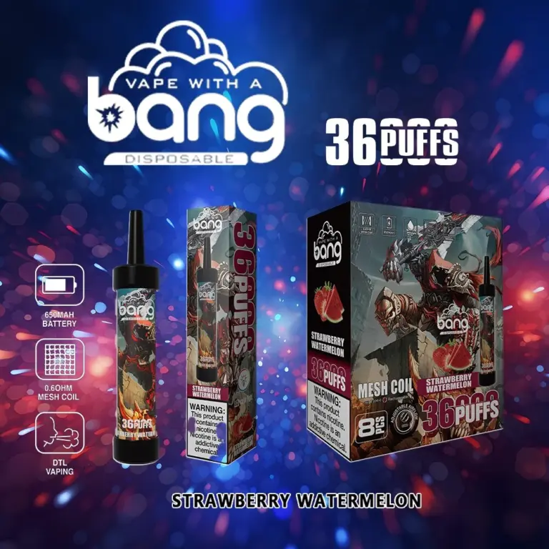 Bang 36000 36K Puffs 0% 2% 3% 5% Nicotine Latest Original Disposable Vape Pen