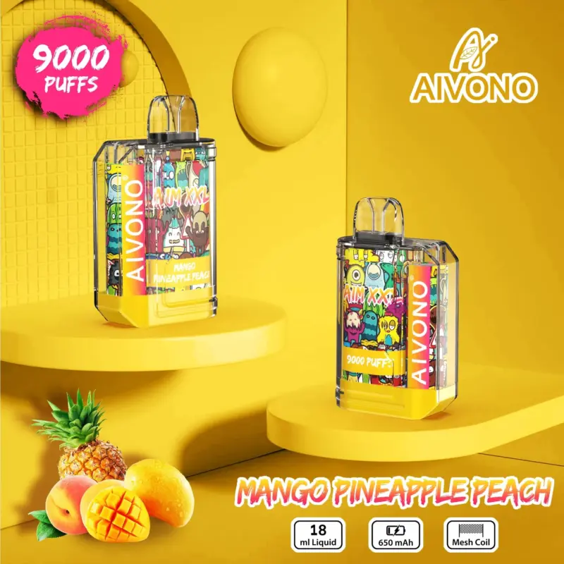 AIVONO AIM XXL 9000 Puffs | 0% to 5% nicotine bulk buy wholesale