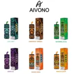 AIVONO Winner 6000 Puffs | 0%-5% nicotine, 26mL, dual mesh, LCD display, bulk vape