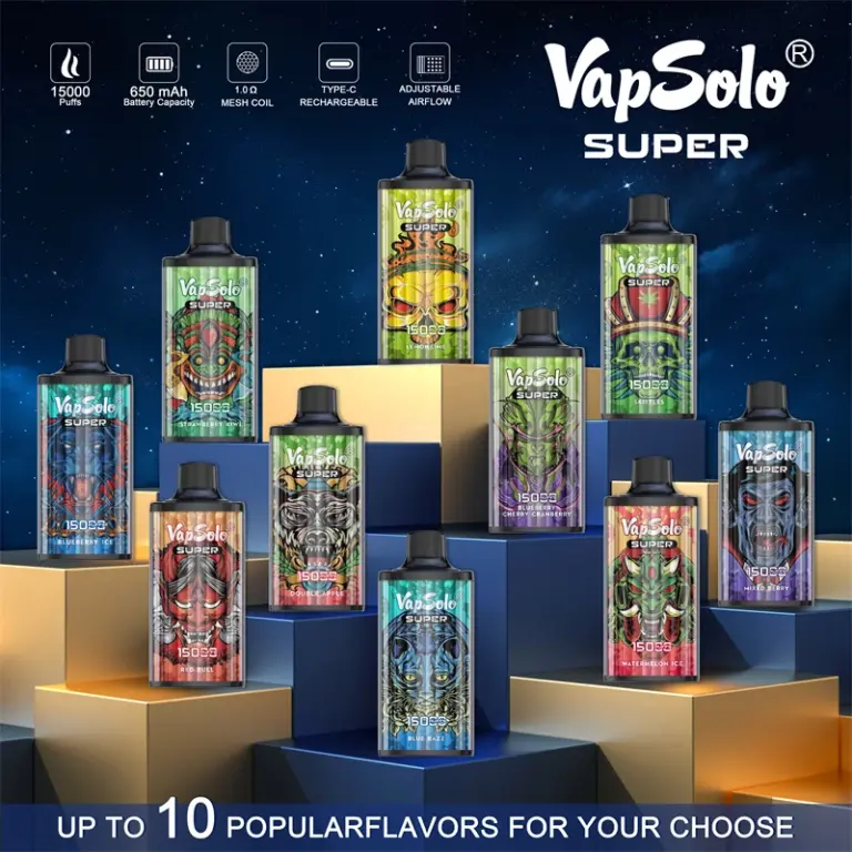 Vapsolo super 15000 puff disposable vape