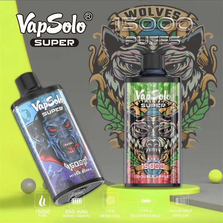 Vapsolo super 15000 puff disposable vape